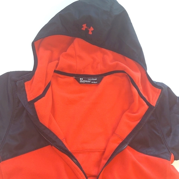 Boys Under Armour Zip Up Fleece Jacket - Picture 7 of 8